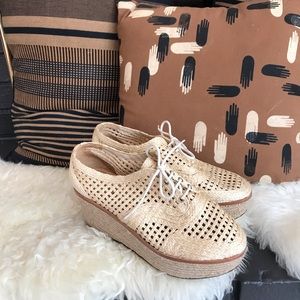 Schutz platform espadrilles